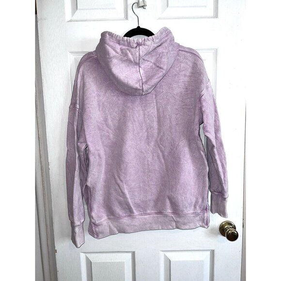 SUNDRY for Evereve Mineral Wash Hoodie Pullover Sweatshirt Sz 0 X-Small - Picture 5 of 9
